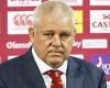 sport news Lions coach Warren Gatland urges officials to watch out for South African ...