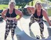 Gemma Collins, 40, showcases her 3.5st weight loss in a sports bra and leggings ...