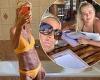 Ulrika Jonsson, 53, poses in tiny yellow bikini on vacation in Greece with ...