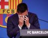 Tearful Lionel Messi says Barcelona departure is 'like a bucket of cold water ...