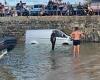 Van driver gets caught out by rising tide after leaving vehicle on Cornish sea ...