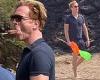 Damian Lewis spends quality time with family in rare sighting since wife Helen ...