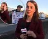 Covid, truck driver protest: Woman calls Today reporter 'fake news'