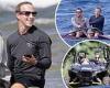 Mark Zuckerberg hits the beach in Hawaii in a UTV before boarding a jet boat ...
