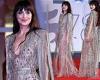 Venice Film Festival 2021: Dakota Johnson dazzles in a semi-sheer glitzy gown