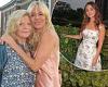 Sienna Miller exudes elegance in blush satin gown with her age-defying mum ...