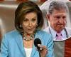 Nancy Pelosi REJECTS Joe Manchin's call for a 'pause' in approving Biden's ...