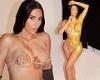 Kim Kardashian leaves little to the imagination as she shares more images from ...