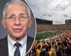 Fauci reacts to packed college football stadiums: 'I don't think it's smart'