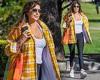 Jodhi Meares shows off her slender legs and age-defying complexion at a park in ...