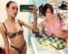 Tallulah Willis showcases her incredible figure in floral lingerie