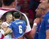 sport news England: Kamil Glik pinches Kyle Walker's neck and sparks mass scuffle in World ...