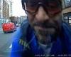 Embarrassing moment cyclist rides into the back of a car and faceplants on the ...