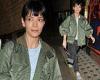 Lily Allen cuts a casual figure in a green jacket while leaving performance of ...