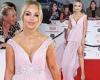 NTAs 2021: Katie Piper puts on a leggy display in a baby pink gown with daring ...