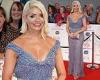 NTAs 2021: Holly Willoughby exudes glamour in blue sequined gown ahead of the ...