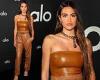 Amelia Hamlin glows at Alo event as she says she is loving NYFW... after Scott ...
