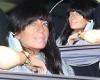 Claudia Winkleman flashes a smile as she arrives to film the pre-recorded ...