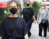 Sarah Paulson keeps casual during a stroll around NYC with Holland Taylor... ...