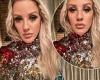 Ellie Goulding oozes glamour in glitzy multi-coloured sequin dress