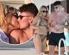 PICTURE EXCLUSIVE: Bikini-clad Emily Atack shares steamy kiss with tattooed hunk