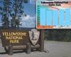 Yellowstone National Park records highest August visitor number ever as 920,000 ...