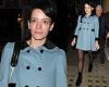 Lily Allen looks effortlessly chic in a blue pea coat after performance in 2:22 ...