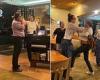 Drunk 'Karen' attacks unmasked restaurant worker with cleaning spray and ...