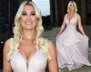 Christine McGuinness puts on a showstopping display in a plunging pink ballgown