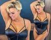 Kerry Katona sends temperatures soaring as she poses in a racy corset for ...
