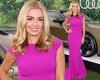 Katherine Jenkins shows off her svelte physique in a fuchsia pink gown ...