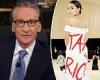 Bill Maher criticizes AOC's 'Tax the Rich' dress the congresswoman wore to the ...