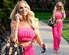 Christine Quinn could pass for Paris Hilton as she flaunts her abs in a Juicy ...