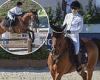 Mary-Kate Olsen places THIRD at equestrian tournament in Rome