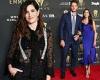 Justin Hartley links arms with his wife Sofia Pernas at the TV Academy ...