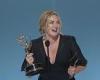 'Yes, I am the winner!' Kate Winslet jubilant as she accepts Emmy for Mare of ...