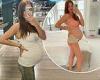 Pregnant Millie Mackintosh shows off her baby bump as she details 'weird and ...