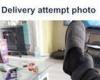 Hermes driver claims attempted delivery of parcel by sharing a photo of himself ...