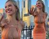 Gabrielle Epstein risks X-rated wardrobe malfunction as she poses in a raunchy ...