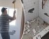 Moment Colorado contractor takes sledgehammer to newly remodeled bathroom, ...