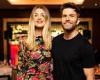 Joel Dommett and glam wife Hannah Cooper visit art exhibition in London