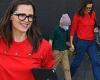 Jennifer Garner looks cheerful as she takes her son Samuel to buy chocolate in ...