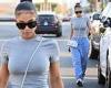 Lori Harvey emphasizes her natural beauty  during an errand run with a friend ...