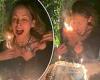 Nicole Richie's hair catches FIRE as she blows out the candles on her 40th ...
