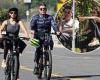 Simon Cowell enjoys a scenic bike ride in Malibu with girlfriend Lauren ...