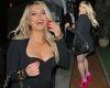Bebe Rexha puts on a leggy display as she steps out for dinner with friends ...