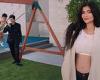 Kylie Jenner showcases baby bump in cropped top while answering 73 questions ...