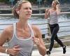 Claire Danes goes out for jog around Hudson River Park after co-star reveals ...