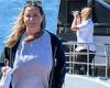 Former Below Deck star Hannah Ferrier spotted filming on a Sydney yacht