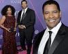 Denzel Washington and his wife Pauletta attend the NYC premiere of The Tragedy ...